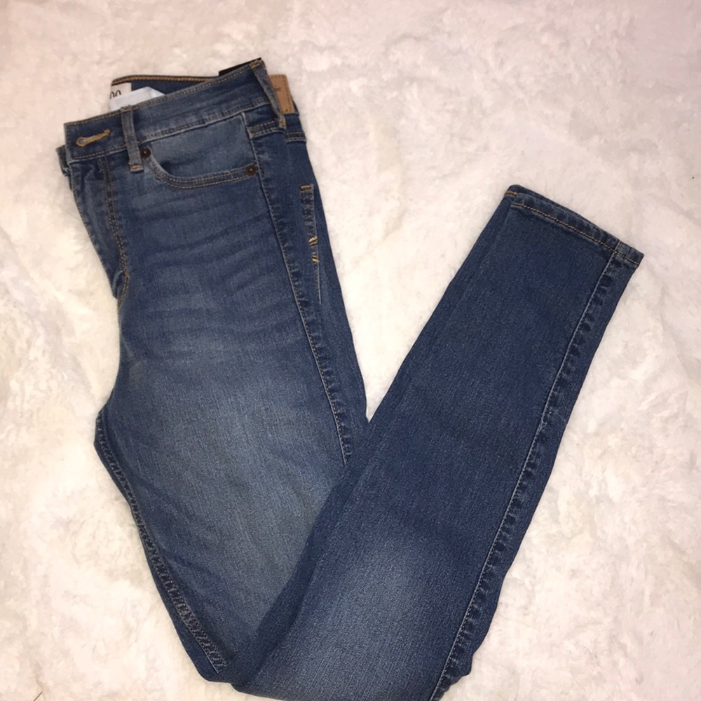 Dark denim jeans